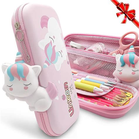 steel pencil box for girl|cute pencil pouch for girls.